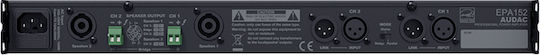 Audac EPA152 Commercial Power Amplifier 2 Channels 300W/8Ω 150W/100V Black