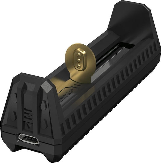 NiteCore F1 Φορτιστής Μπαταριών Li-ion Μεγέθους 18650