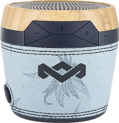 The House Of Marley Chant Mini Bluetooth Speaker 3W with Battery Duration up to 6 hours Blue