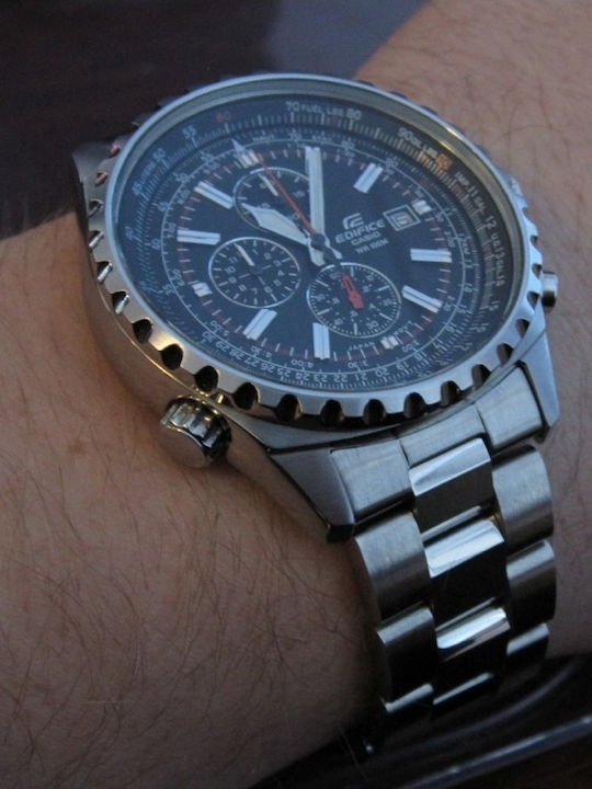 Casio Edifice Classic Ρολόι Μπαταρίας με Μεταλλικό Μπρασελέ Casio Edifice Classic Ρολόι Μπαταρίας με Μεταλλικό Μπρασελέ