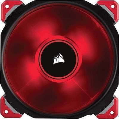 Corsair Ml140 Pro LED Case Fan με Κόκκινο Φωτισμό και Σύνδεση 4-Pin PWM