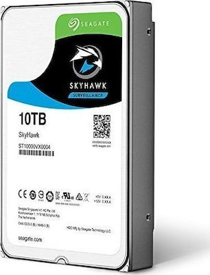 Seagate SkyHawk 10TB HDD Hard Drive 3.5" SATA III 5900rpm with 256MB Cache for Recorder ST10000VX0004