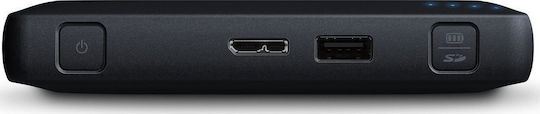 Western Digital My Passport Wireless Pro USB 3.0 / Wi-Fi Външен HDD 3TB 2.5" Черен