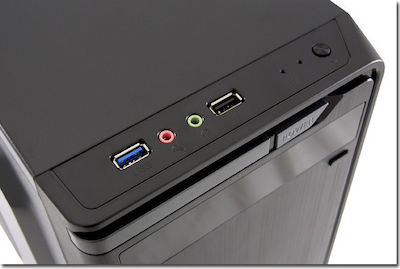 LC-Power 2010MB Micro Tower Κουτί Υπολογιστή Μαύρο
