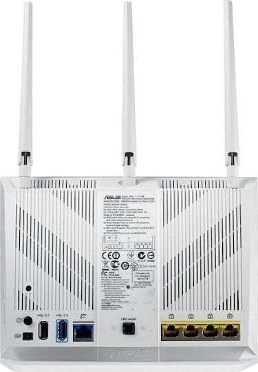 Asus RT-AC68U Ασύρματο Router Wi‑Fi 5 με 4 Θύρες Gigabit