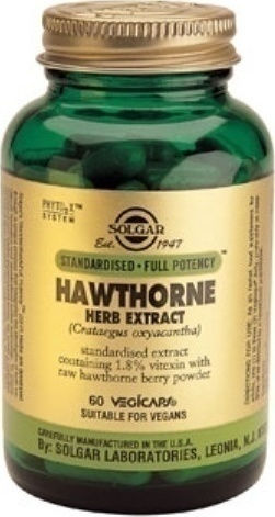 Solgar Hawthorne Herb Extract Special Food Supplement 60 veg. caps