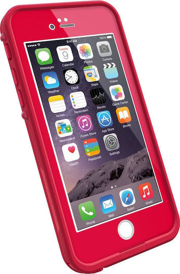 LifeProof Fre Водоустойчива С пълно покритие (360°) Пластмаса Водоустойчив Червен (iPhone 6/6s - iPhone 6/6s)