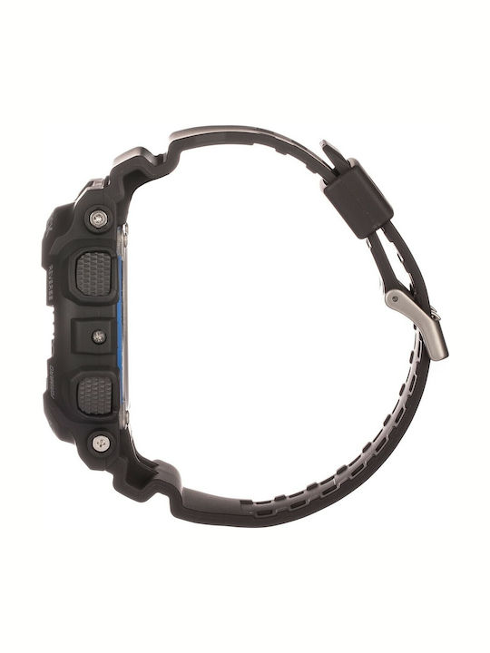 Casio G-Shock Analog/Digital Men's Watch 55mm Chronograph Battery with Black Rubber Strap