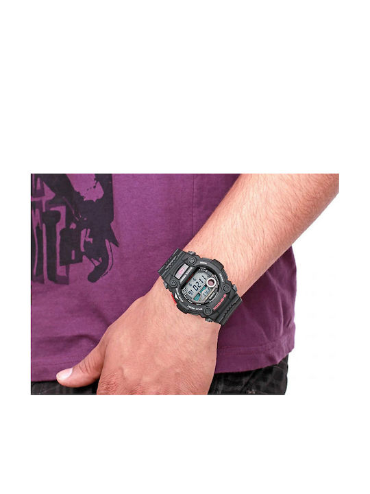 Casio G-Shock Digital Herrenuhr 49mm Chronograph Batterie mit Schwarz Kautschukarmband