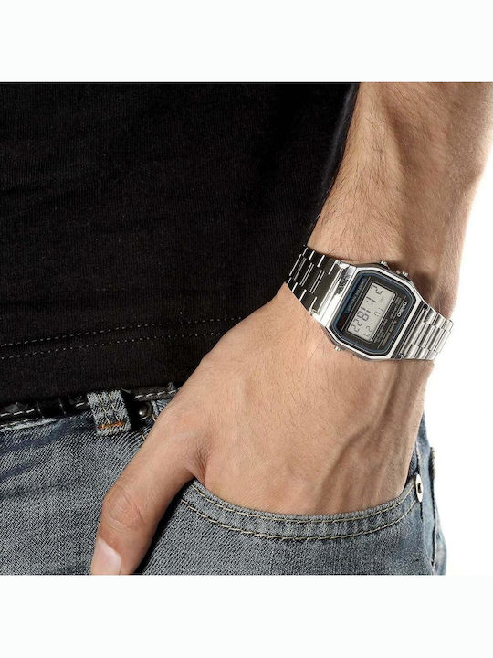 Casio Vintage Iconic Ρολόι Μπαταρίας με Μεταλλικό Μπρασελέ