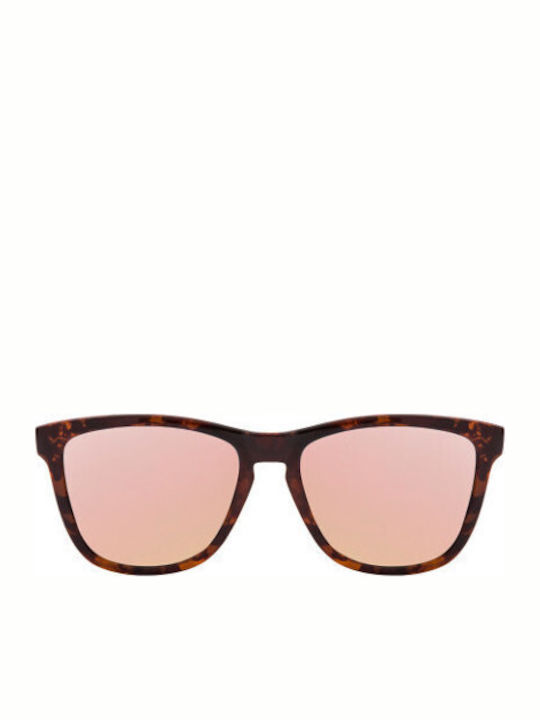 Hawkers Unisex Γυαλιά Ηλίου με Καφέ Κοκκάλινο Σκελετό και Καθρέφτη Φακό HKRS2092