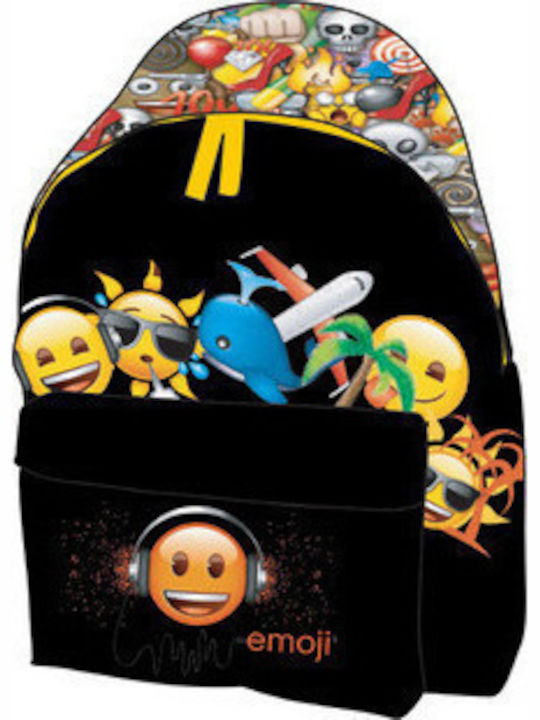 Paxos Emoji Funny Friends School Bag Backpack Kindergarten Multicolored