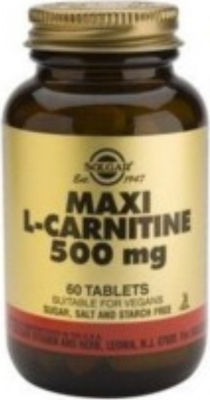 Solgar L-Carnitine cu Carnitină 500mg 60 file