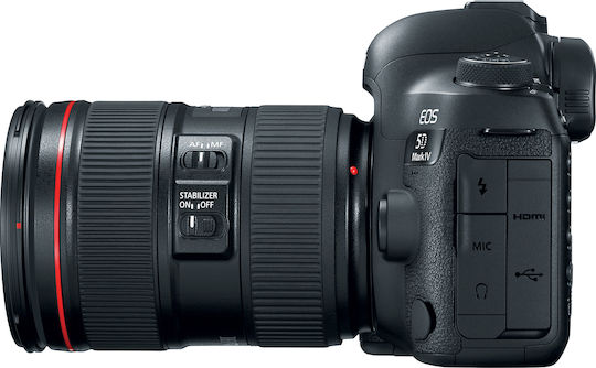 Canon DSLR Camera EOS 5D Mark IV Full Frame Kit (EF 24-105mm F4L IS II USM) Black