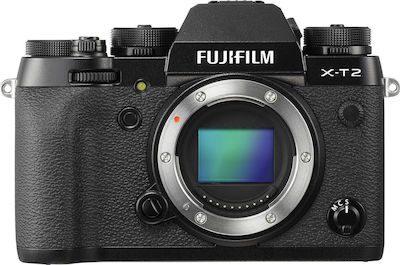 Fujifilm Mirrorless Φωτογραφική Μηχανή X-T2 Crop Frame Kit (XF 18-55mm F2.8-4 R LM OIS) Black