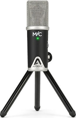 Apogee Πυκνωτικό Μικρόφωνο USB / Lightning MiC Τοποθέτηση Shock Mounted/Clip On Φωνής