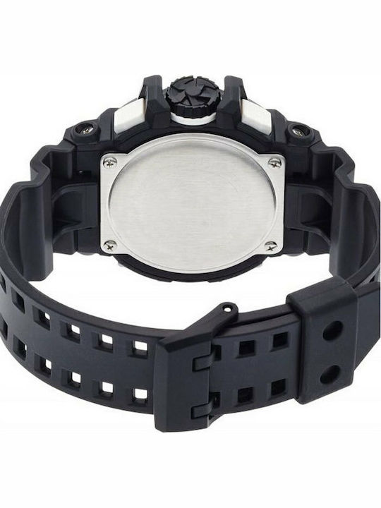 Casio G-Shock Ψηφιακό Ανδρικό Ρολόι 51.9mm Χρονογράφος Μπαταρίας με Μαύρο Καουτσούκ Λουράκι