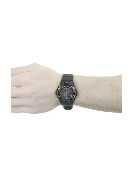 Casio G-Shock Ψηφιακό Ανδρικό Ρολόι 46mm Χρονογράφος Μπαταρίας με Μαύρο Καουτσούκ Λουράκι