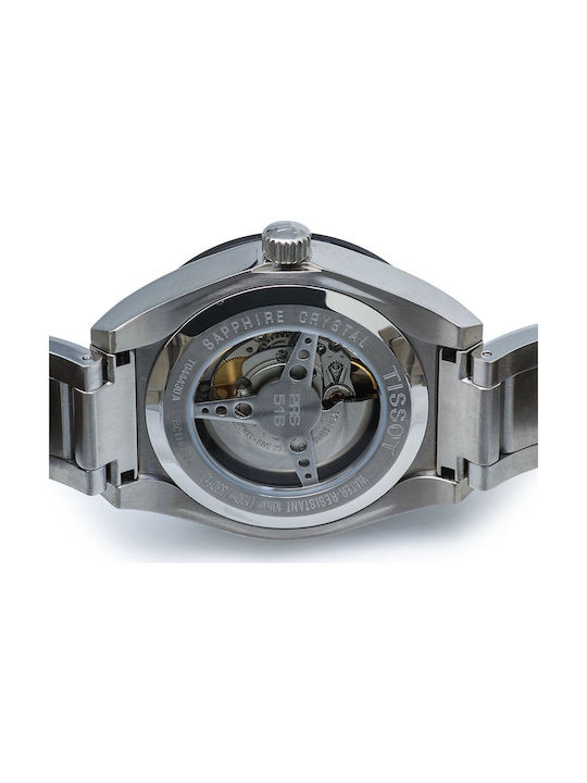 Tissot Ανδρικό Ρολόι με Ασημί Μεταλλικό Μπρασελέ