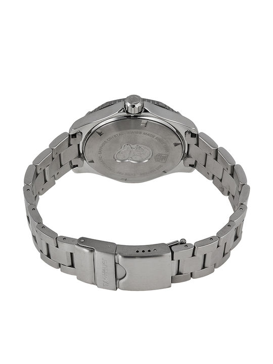 TAG Heuer Aquaracer Ανδρικό Ρολόι Αυτόματο με Ασημί Μεταλλικό Μπρασελέ