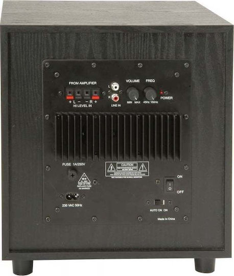 AvLink M8S 170.190UK Aktiv Subwoofer mit Lautsprecher 8" 100W Schwarz