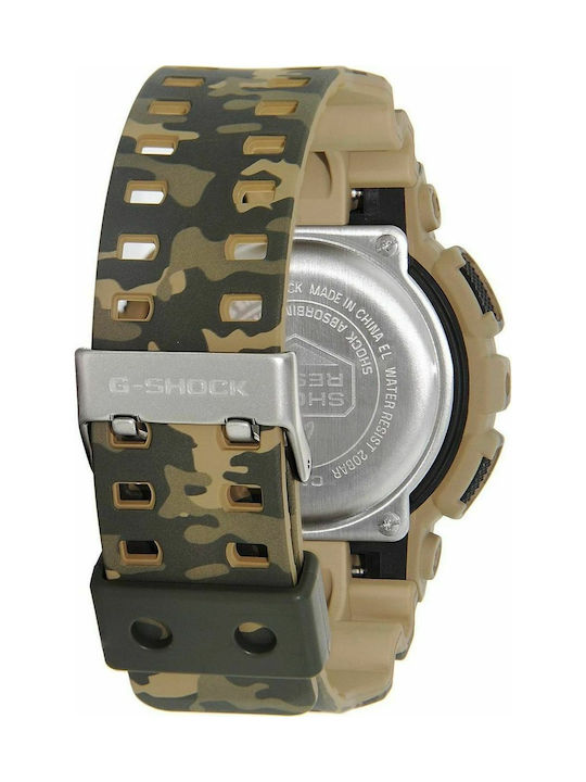 Casio G-Shock Ψηφιακό Ανδρικό Ρολόι 51mm Χρονογράφος Μπαταρίας με Καουτσούκ Λουράκι