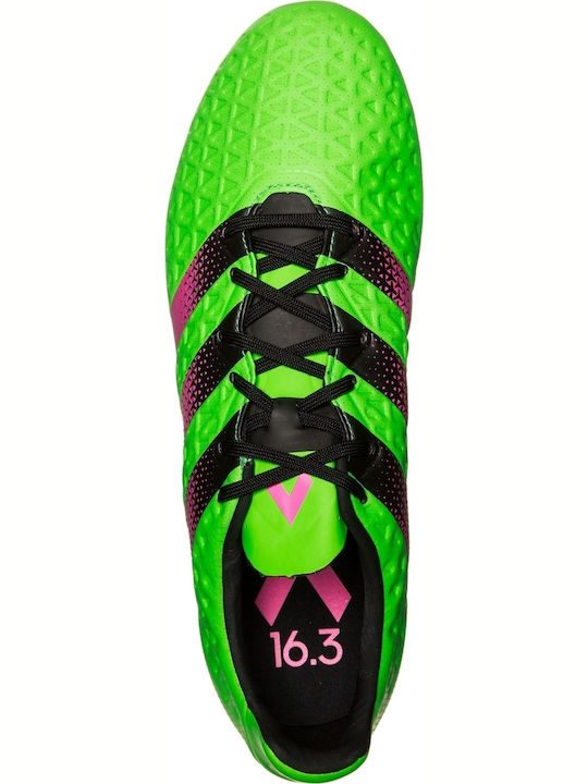 Ace 16.3 FG/AG Kinder Fußballschuhe und Stollenschuhe mit Tappen Grüne
