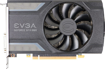 EVGA GeForce GTX 1060 3GB GDDR5 Superclock Gaming Κάρτα Γραφικών PCI-E x16 3.0 με HDMI και 3 DisplayPort