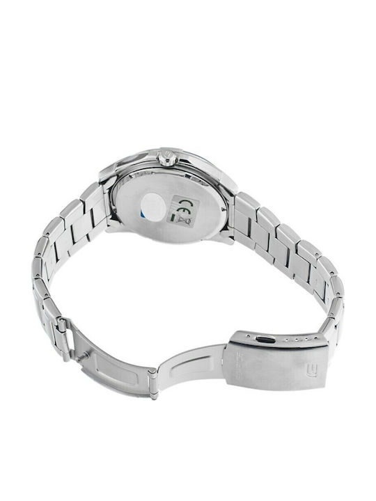 Casio Edifice Ceas Bărbați 43mm cu Baterie și Brățară Din Metal Argintie