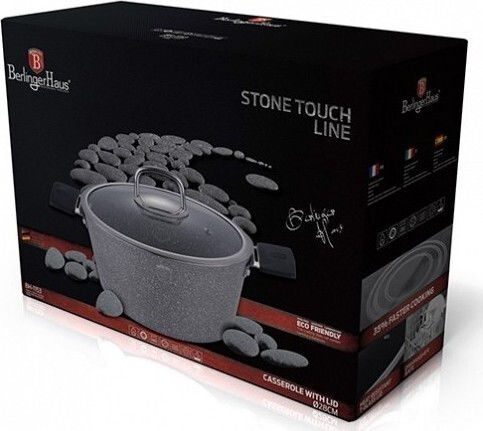 Berlinger Haus Stone Touch Line Tiefer Topf aus Aluminium 6.1Es / 28cm