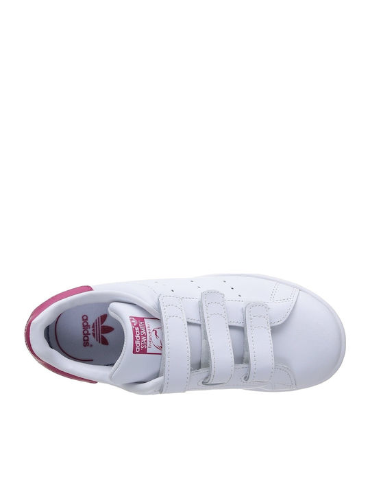 Stan Smith STAN SMITH CF C Kids Sneakers with Scratch White / Bold Pink