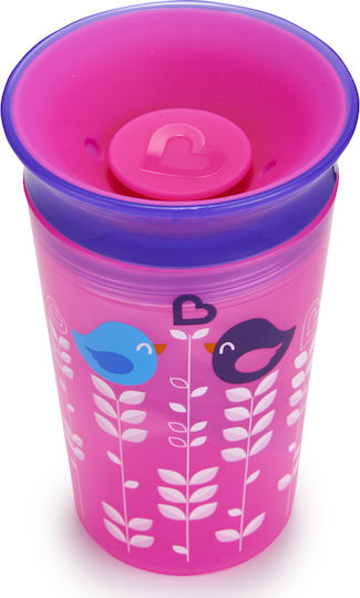 Munchkin Kleinkinderbecher Miracle 360° Deco Sippy aus Plastik Rosa Miracle 360° Deco Sippy 266ml für 12m+m+