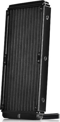 Deepcool Maelstrom 240T Red Wasserkühlungssystem für Prozessoren Doppelter Ventilator 120mm für Socket / / / /1/2/0/0/ /1/1/5/x/ mit RGB Beleuchtung Schwarz
