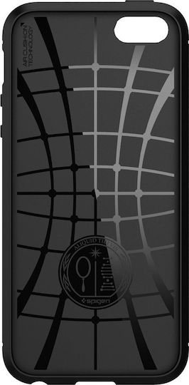 Spigen Rugged Armor Back Cover Σιλικόνης 2mm Μαύρο (iPhone 5/5s/SE)
