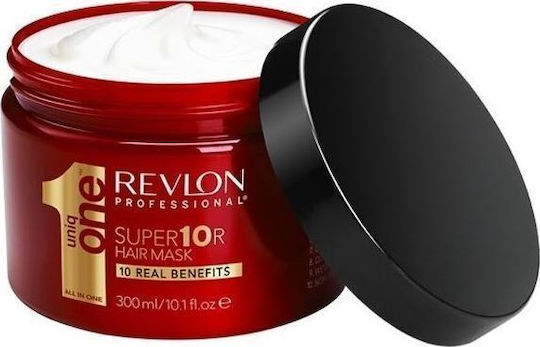 Revlon All In One Hair Treatment Комплект за Грижа за Коса за Изправяне за Суха Коса с Маска 2бр