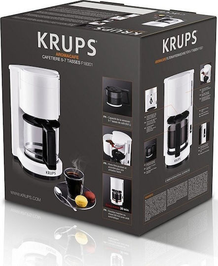 Krups Aromacafe 5 Filter Coffee Machine 850W White