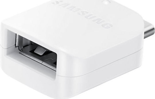 Samsung Μετατροπέας USB-C male σε USB-A female Λευκό 1τμχ EE-UN930BWEGWW