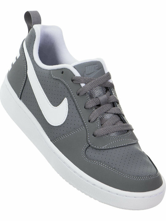 Court Borough Low GS Παιδικά Sneakers με Σκρατς Γκρι