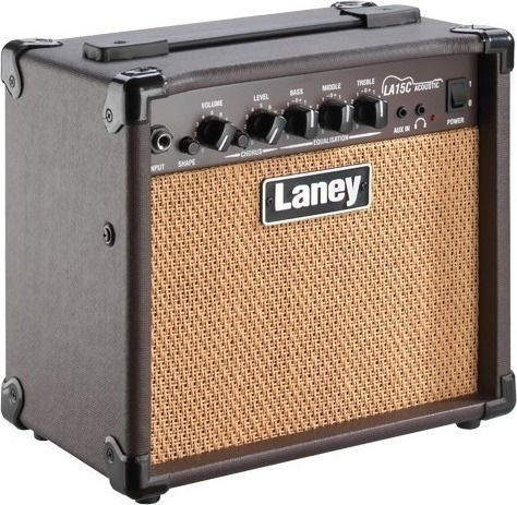 Laney LA15C Combo Verstärker für akustische Instrumente 2 x 5" 15W Braun