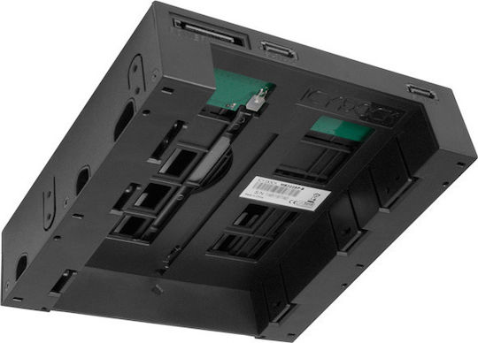 Icy Dock ExpressCage MB322SP-B 2x2.5 Inch SAS/SATA HDD/SSD Mobile Rack And 3.5 Inch Slot for External 5.25 Inch Bay Μαύρο