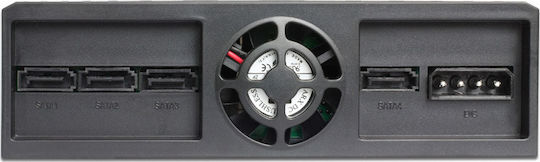 DeLock 5,25″ мобилна стойка за 4 x 2,5″ Черен (47220)