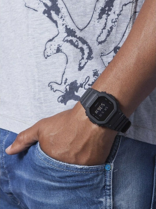 Casio G-Shock Ψηφιακό Ανδρικό Ρολόι 48.9mm Χρονογράφος Μπαταρίας με Μαύρο Καουτσούκ Λουράκι