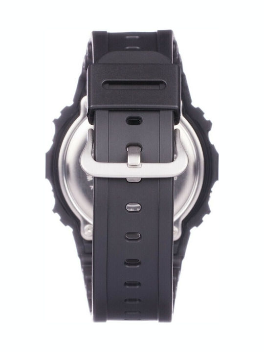 Casio G-Shock Ψηφιακό Ανδρικό Ρολόι 48.9mm Χρονογράφος Μπαταρίας με Μαύρο Καουτσούκ Λουράκι