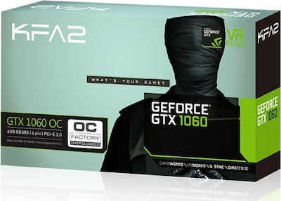 KFA2 GeForce GTX 1060 6ГБ GDDR5 Графична карта