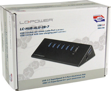 LC-Power USB Hub 6 Ports USB 3.0 with USB-A Connection