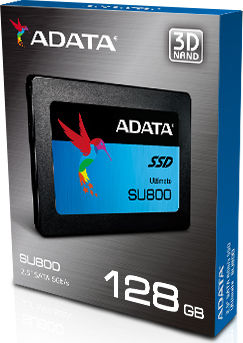 Adata Ultimate SU800 SSD 128GB τύπου 2.5'' με σύνδεση SATA III ASU800SS-128GT-C