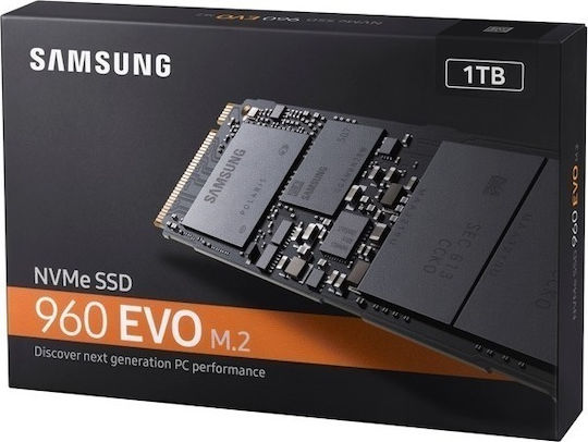Samsung 960 Evo SSD 1TB M.2 NVMe PCI Express 3.0 MZ-V6E1T0BW