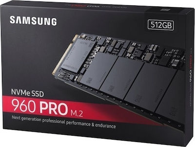 Samsung 960 Pro SSD 512GB M.2 NVMe PCI Express 3.0 MZ-V6P512BW