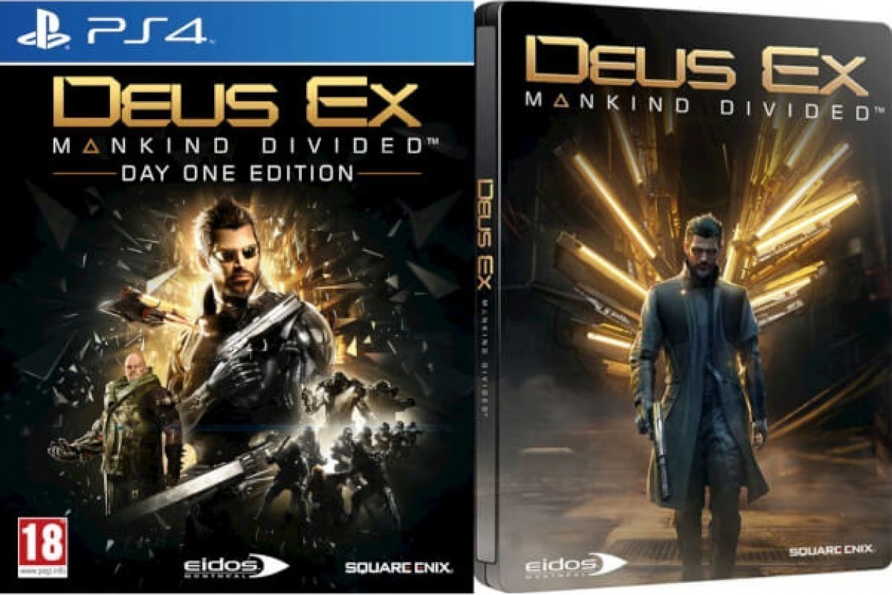 Deus Ex Mankind Divided Steelbook Edition Ps4 Skroutz Gr