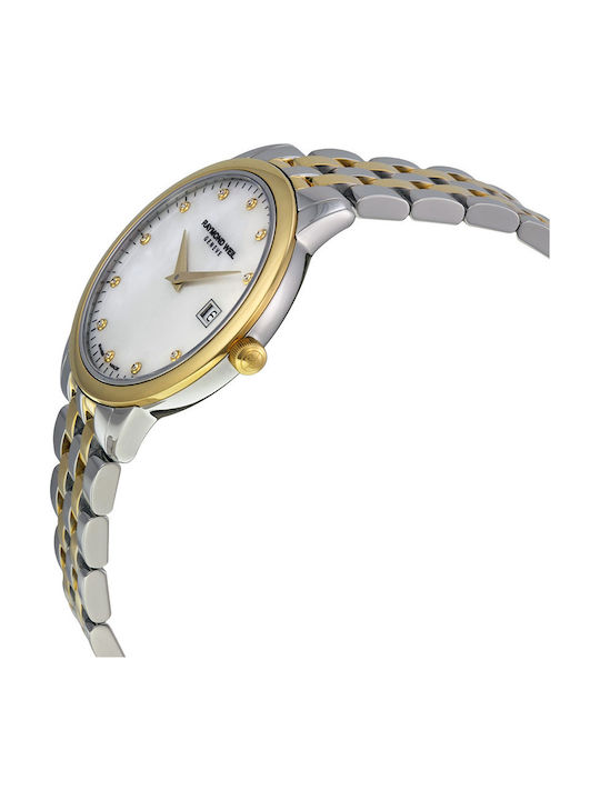 Raymond Weil Toccata Watch with Gold Metal Bracelet